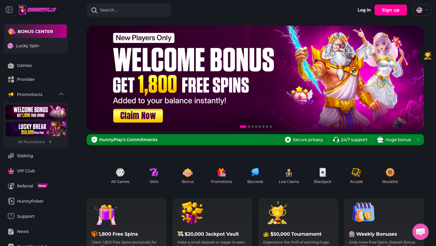 HunnyPlay Casino